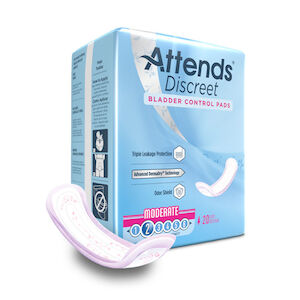 10.5 Inch, Discreet Women's Moderate Pads | Preferred Medical