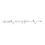 104 Inch Tubing, 10 Drop/mL, IV Pump Set | Preferred Medical