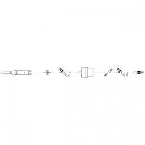 96 Inch Tubing, 10 Drop/mL, IV Pump Set | Preferred Medical