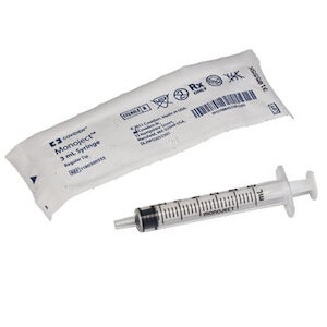 Ken Syring 3 mL Standard Syringe with Luer-Slip Tip | Preferred Medical