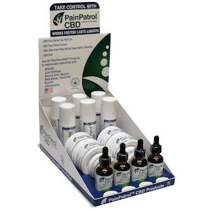 PAIN PATROL COUNTER TOP DISPLAY 4/CS | Preferred Medical